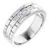 14K White .5 CTW Diamond Mens Ring Ref 14769539